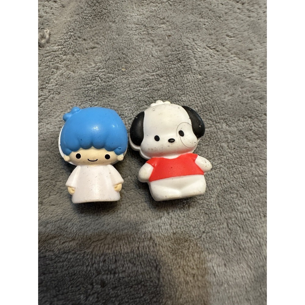 Sanrio Little Twin Stars Kiki And‎ Pochacco Plastic Figure
